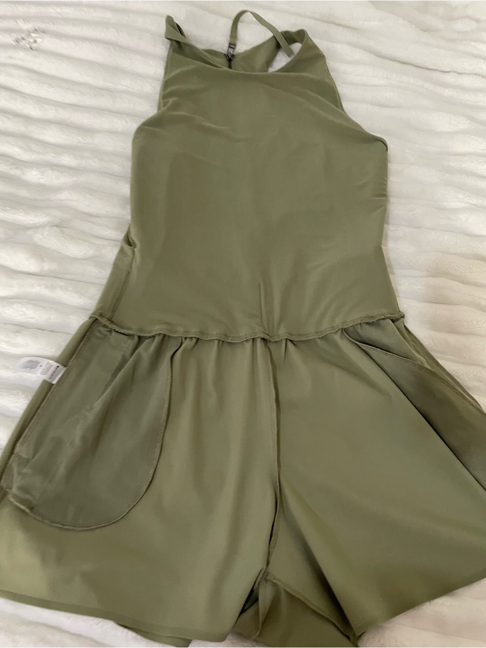 Athleta Light Olive Green Activewear Romper - Picture 6 of 11
